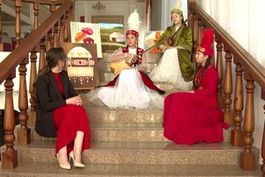Қазақ тілін өнер арқылы үйрену   | «Время говорить»