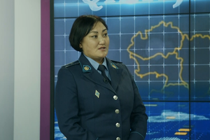 Qyzyljar апта: СҚО ПД қоғамдық қауіпсіздік басқармасы ювеналды полиция тобының аға инспекторы Айгүл Басанова