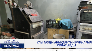 Улы газды анықтайтын құрылғылар орнатылды