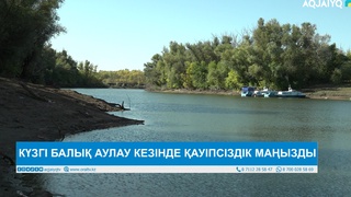 КҮЗГІ БАЛЫҚ АУЛАУ КЕЗІНДЕ ҚАУІПСІЗДІК МАҢЫЗДЫ