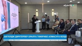 ШЕТЕЛДІК ДӘРІГЕРЛЕР ОРАЛҒА ТӘЖІРИБЕ АЛМАСУҒА КЕЛДІ