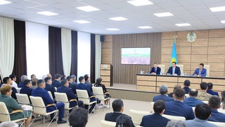ОБЛЫС ӘКІМІ АУДАН АКТИВІНЕ ЖАҢА ӘКІМДІ ТАНЫСТЫРДЫ