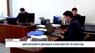 Декларация о доходах и имуществе за 2025 год  