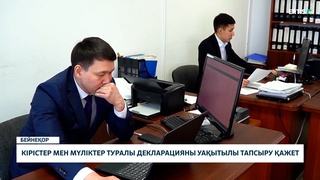 Кірістер мен мүліктер туралы декларацияны уақытылы тапсыру қажет 