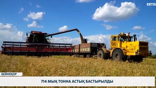 714 мың тонна астық бастырылды
