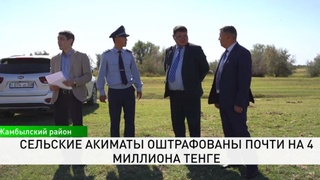 Сельские акиматы оштрафованы почти на 4 миллиона тенге