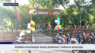 Арайлы ауылында жаңа демалыс саябағы ашылды