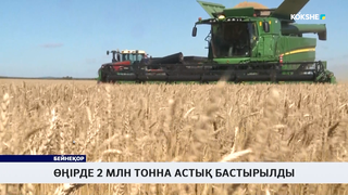 Өңірде 2 млн тонна астық бастырылды