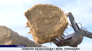 Ақмола облысында 1 млн. тоннадан астам шөп жиналды