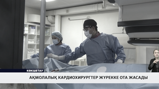 Ақмолалық кардиохирургтер жүрекке ота жасады