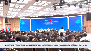 Инвестор облыстың жаңартылатын энергетикасына $500 млн-ға дейін салмақшы 