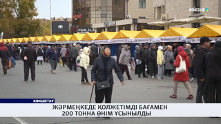 Жәрмеңкеде қолжетімді бағамен 200 тонна өнім ұсынылды 