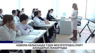 Ақмола облысында үздік мектептердің спорт алаңдарын жаңартады