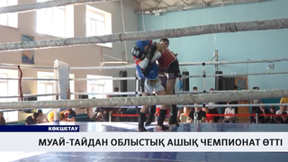 Муай-тайдан облыстық ашық чемпионат өтті