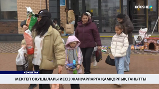 Мектеп оқушылары иесіз жануарларға қамқорлық танытты