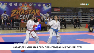 Каратэден «Zhastar cup» облыстық ашық турнирі өтті