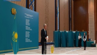 Президент құрылтай депутаттары сайлауында дауыс берді