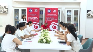 ЖСДП ӨКІЛДЕРІ КІТАПХАНА ҰЖЫМЫМЕН КЕЗДЕСТІ