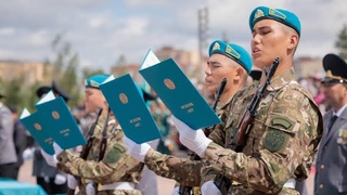 27 ПРИЗЫВНИКОВ ИЗ ШЫМКЕНТА ОТПРАВИЛИСЬ НА СЛУЖБУ В СГО