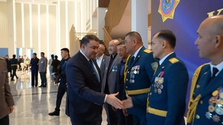 ҚҰТҚАРУШЫЛАРҒА ҚҰРМЕТ КӨРСЕТІЛДІ