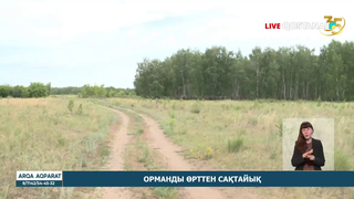 Орманды өрттен сақтайық