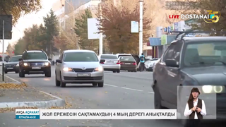 Жол ережесін сақтамаудың 4 мың дерегі анықталды