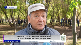 Дүниежүзілік тазалық күніне орай жаппай экологиялық акция өтті