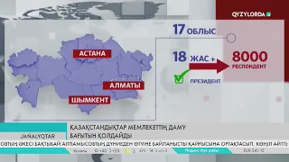 Қазақстандықтар мемлекеттің даму бағытын қолдайды
