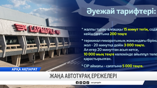 Жаңа автотұрақ ережелері