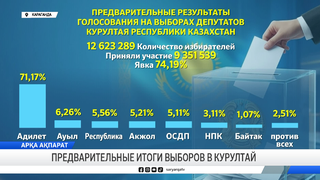 Предварительные итоги выборов в курултай