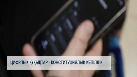 Цифрлық құқықтар - конституциялық кепілдік