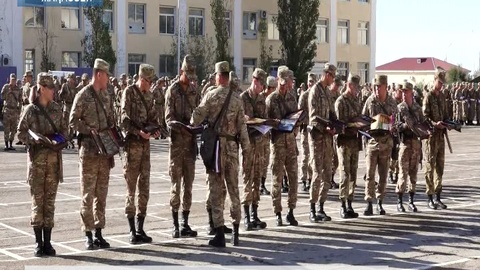 5548 әскери бөлімде жаздық қорытынды тексеріс басталды