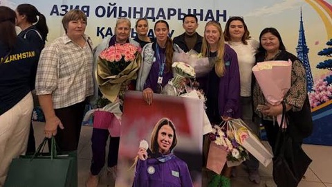 АЗИЯ ОЙЫНДАРЫНЫҢ ЖҮЛДЕГЕРЛЕРІ ЖАСТАРМЕН КЕЗДЕСТІ
