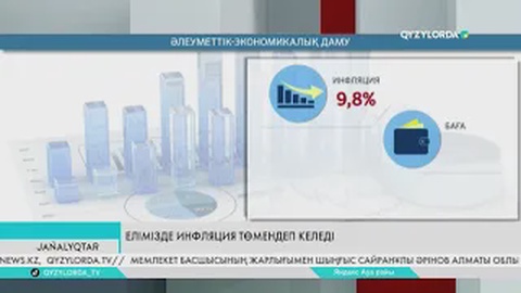 Елімізде инфляция төмендеп келеді