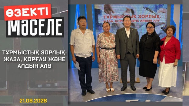 Озекті мәселе - Тұрмыстық зорлық жаза, қорғау және алдын алу
