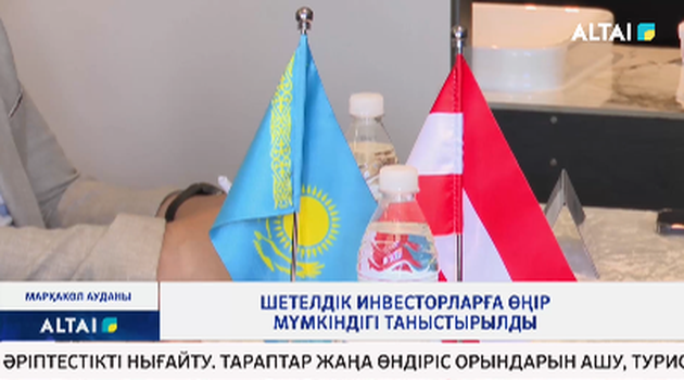 Шетелдік инвесторларға өңір мүмкіндігі таныстырылды