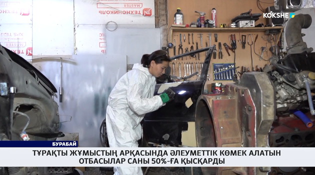 Тұрақты жұмыстың арқасында әлеуметтік көмек алатын отбасылар саны 50%-ға қысқарды
