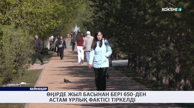 Өңірде жыл басынан бері 650-ден астам ұрлық фактісі тіркелді 