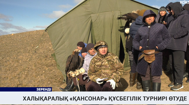 Халықаралық «Қансонар» құсбегілік турнирі өтуде