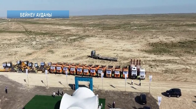 «Бейнеу - Сексеуіл» жолының құрылысы басталды