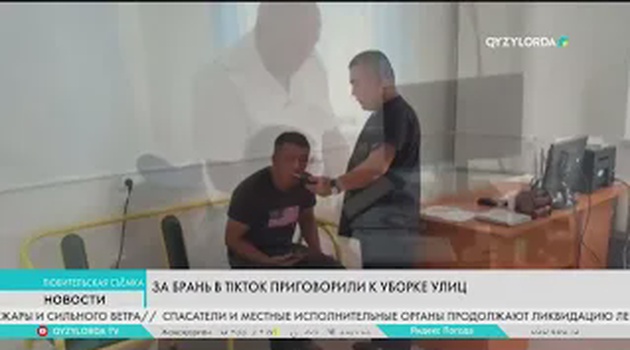 За брань в TikTok приговорили к уборке улиц