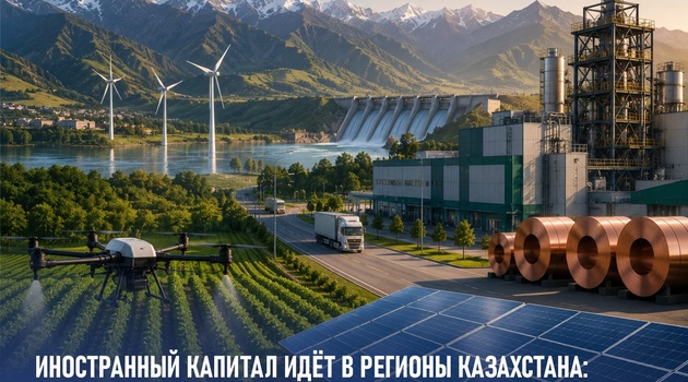 Казахстан наращивает промышленный потенциал: новые заводы, энергетика и инвестиции в регионах