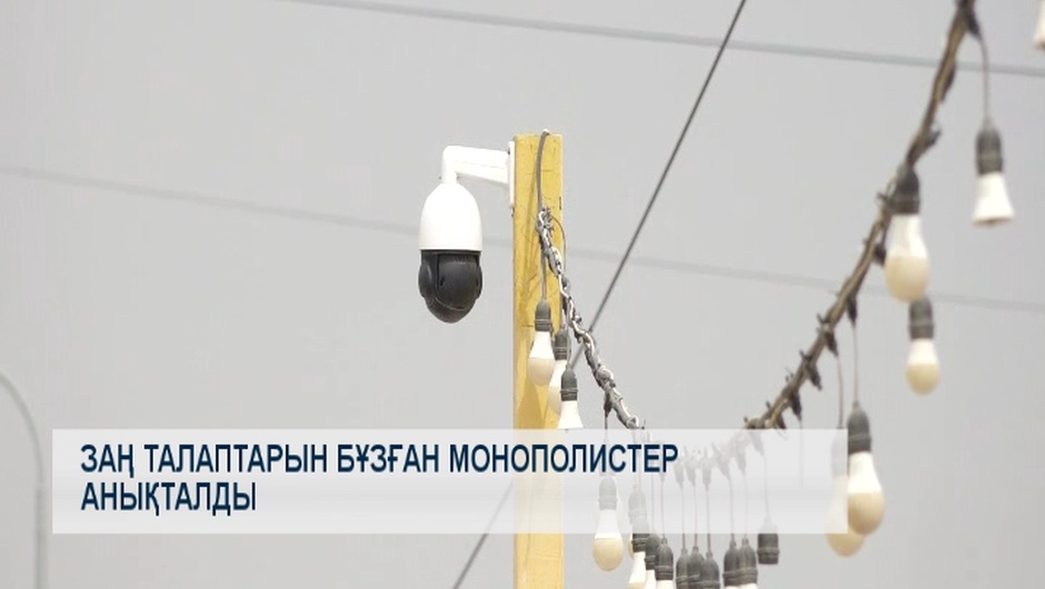 Заң талаптарын бұзған монополистер анықталды 