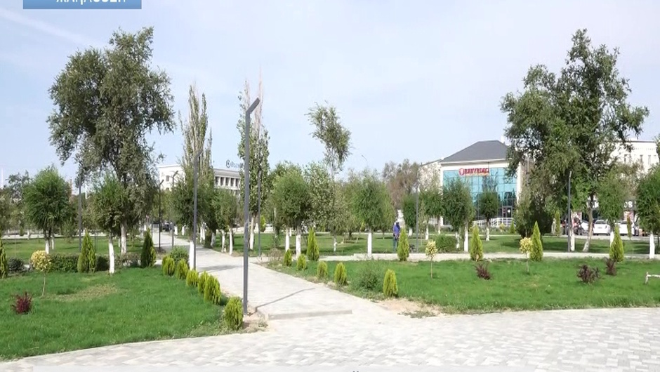 Орталық алаңның бір бөлігі пайдалануға берілді