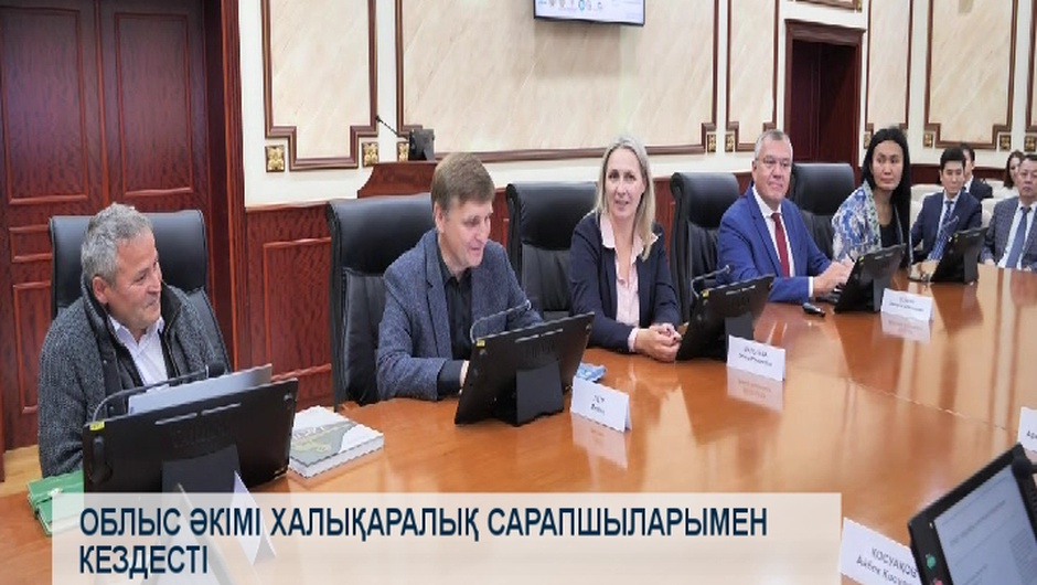 Облыс әкімі халықаралық сарапшыларымен кездесті 