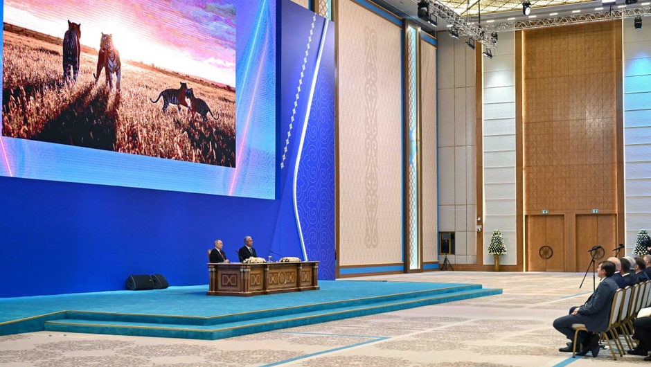 Қазақстан мен Ресей президенттеріне Амур жолбарыстарын жерсіндіру жобасы таныстырылды