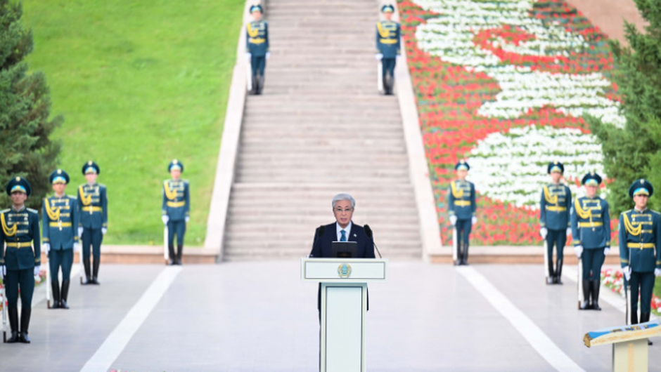 Президент Қасым-Жомарт Тоқаевтың Мемлекеттік Ту көтеру рәсімінде сөйлеген сөзі