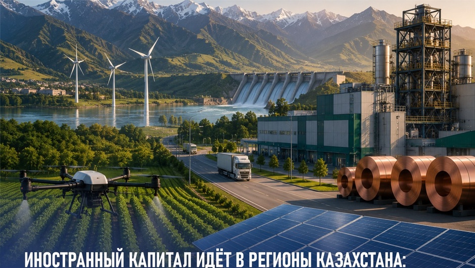 Казахстан наращивает промышленный потенциал: новые заводы, энергетика и инвестиции в регионах